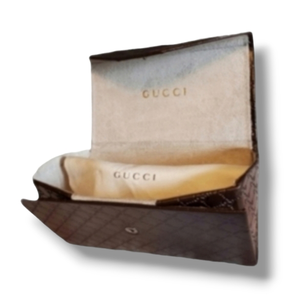 Vintage Gucci Brown Gradient Oversized G Logo Luxury Sunglasses With Case & COA main image 7